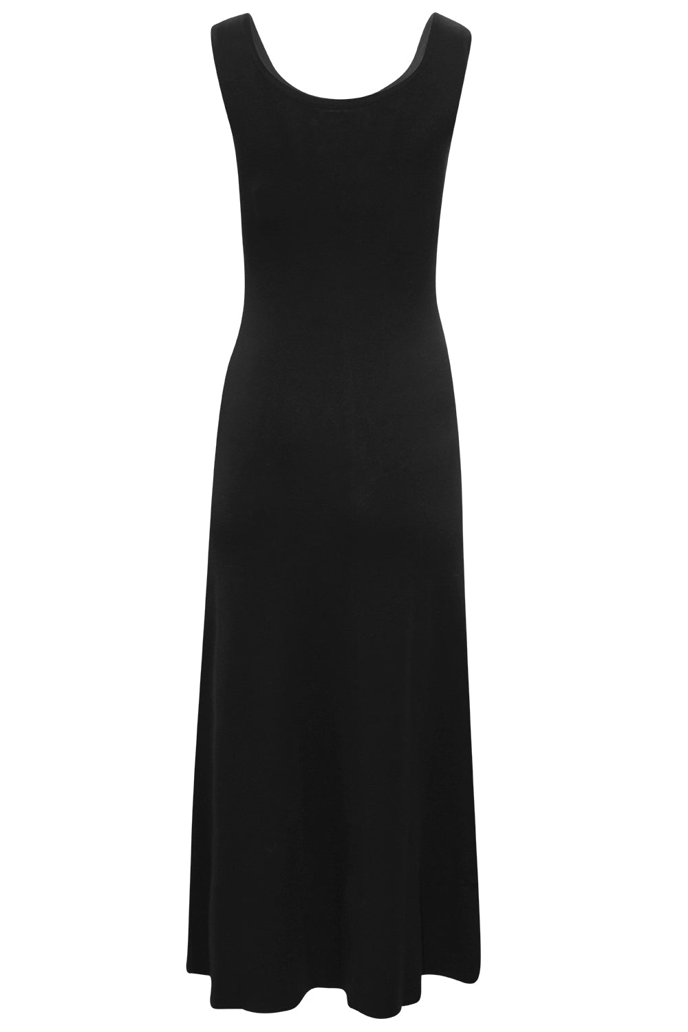 Scoopneck Tank Dress-BLACK-XS-CLOTHINGDRESSCASUAL-LARS ANDERSSON