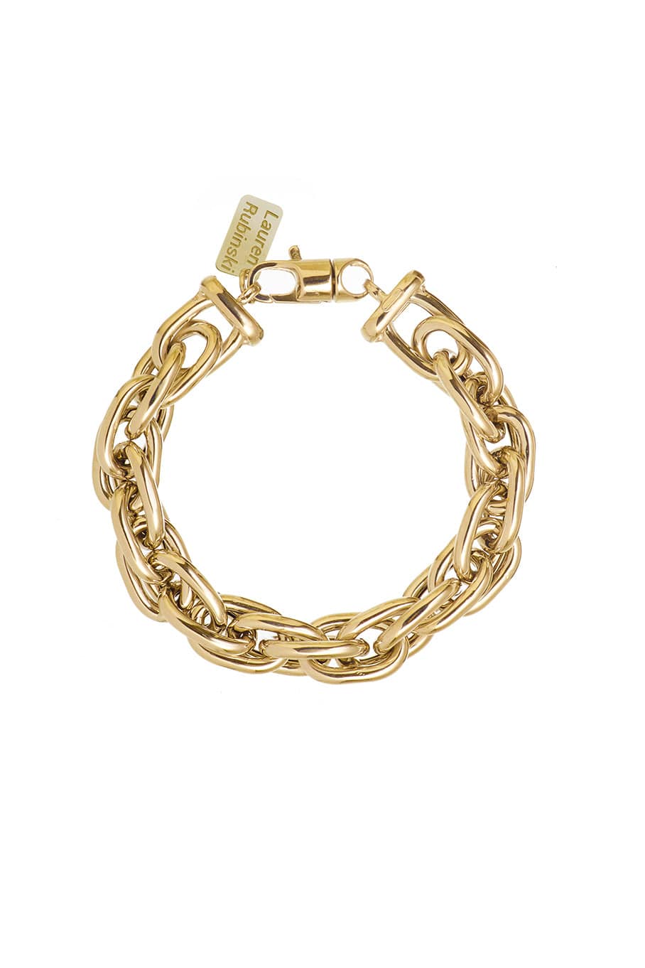 LAUREN RUBINSKI-LR2 - Small Yellow Gold Bracelet-YELLOW GOLD