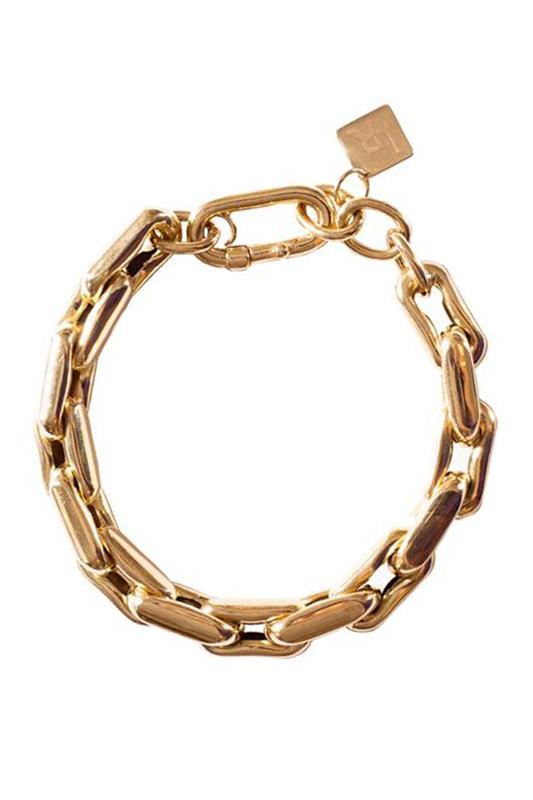 LAUREN RUBINSKI-LR3 - Small Yellow Gold Bracelet-YELLOW GOLD