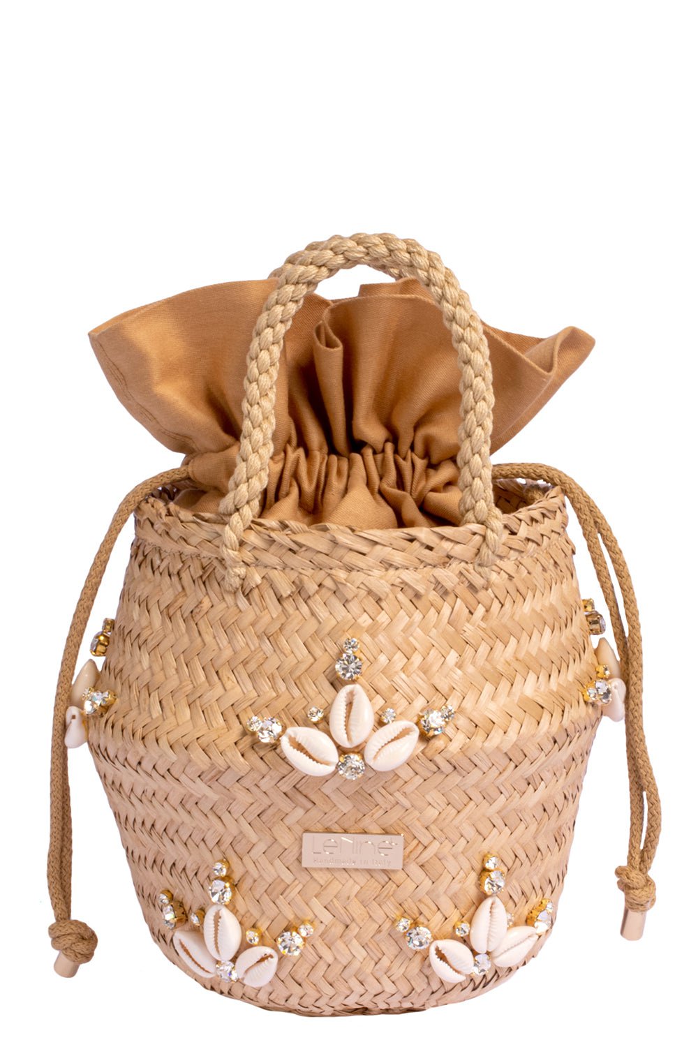 LE NINE-Small Nina Cry Bud Bag-BISCOTTO