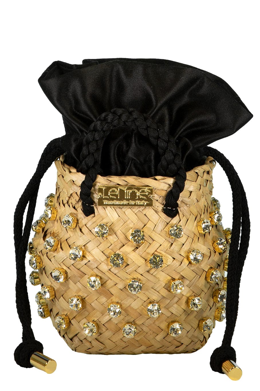 LE NINE-Tiny Crystal Bag-BLACK