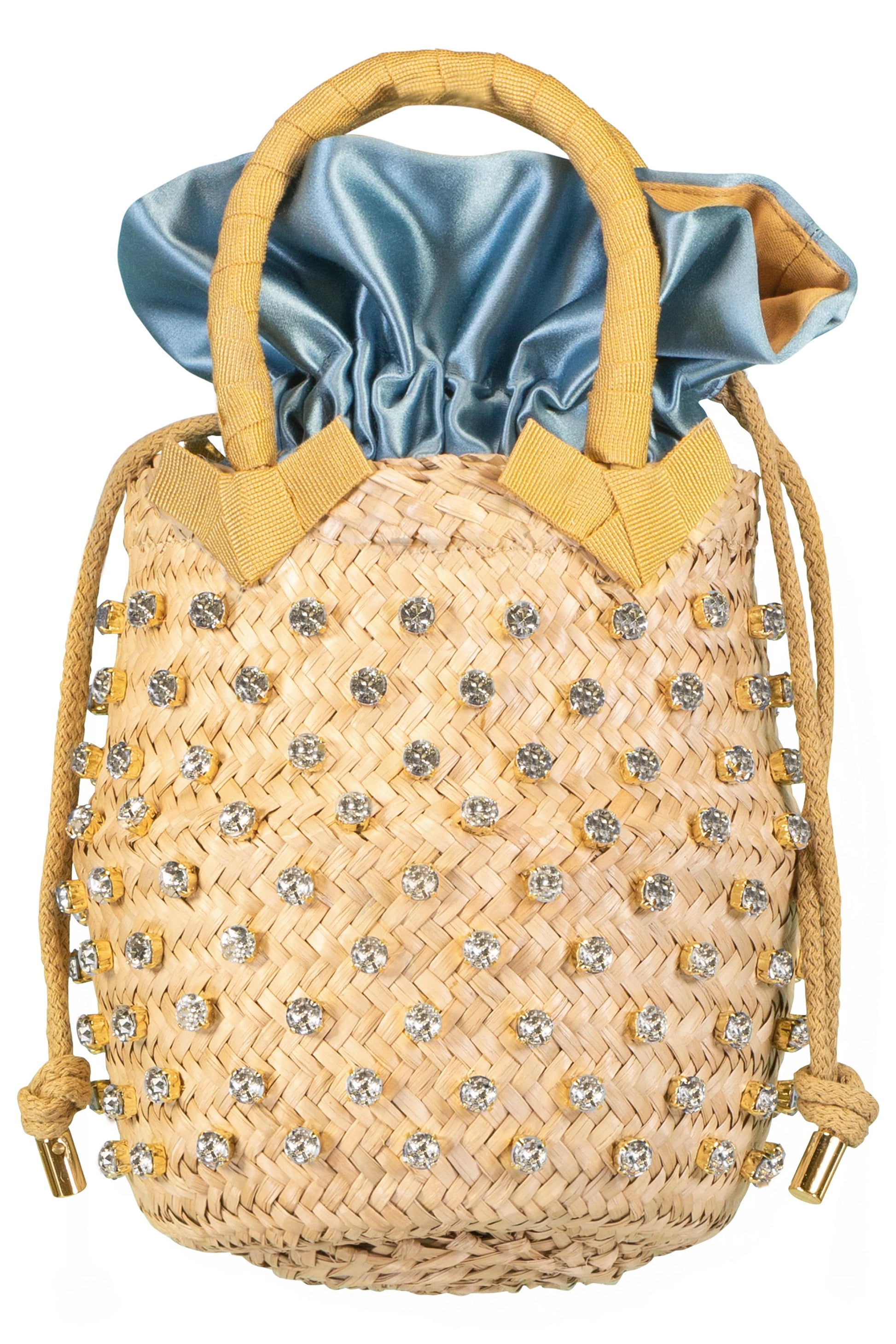 LE NINE-Nina Sorbet Small Bag - Light Sapphire-LTSAPHIR