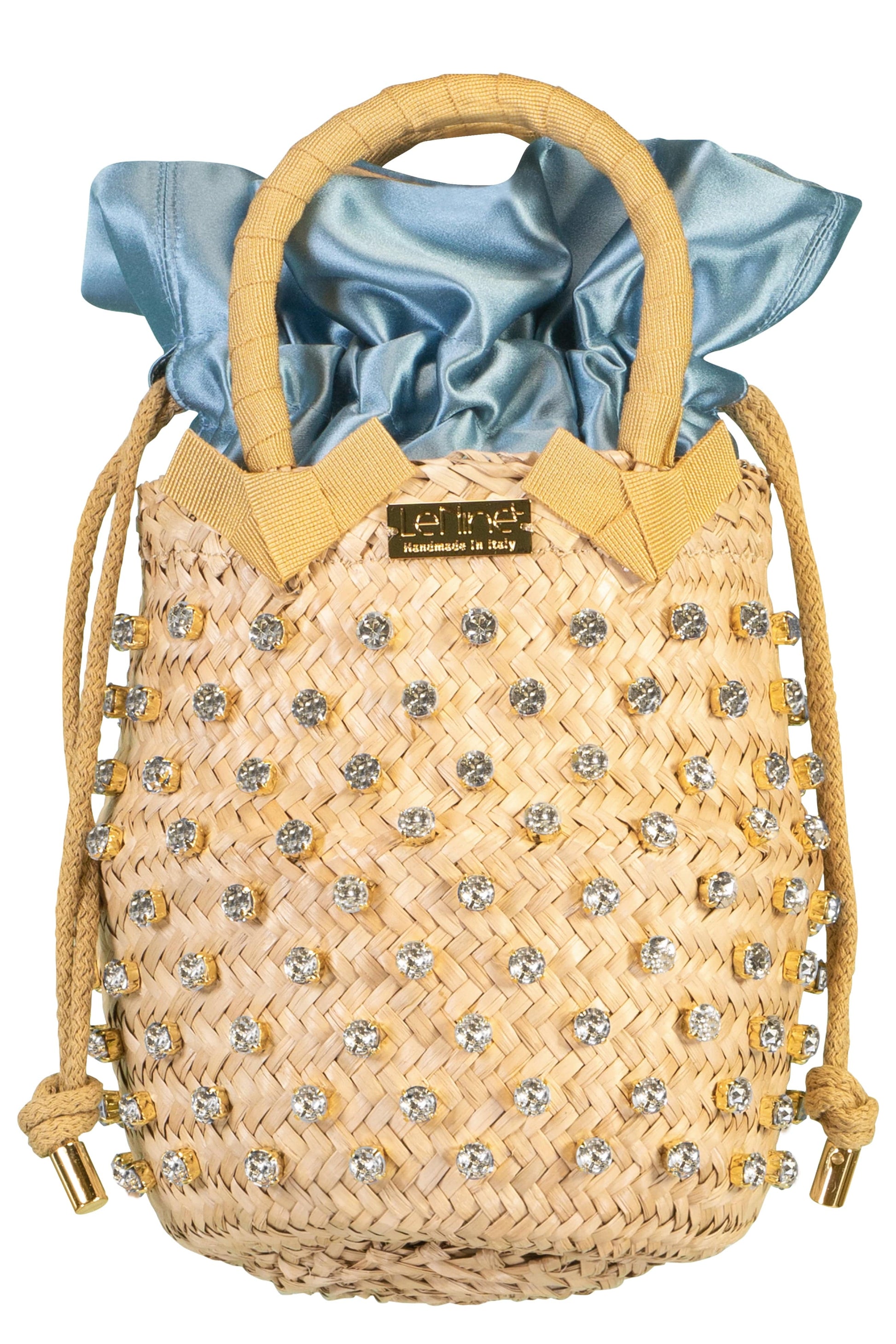 LE NINE-Nina Sorbet Small Bag - Light Sapphire-LTSAPHIR