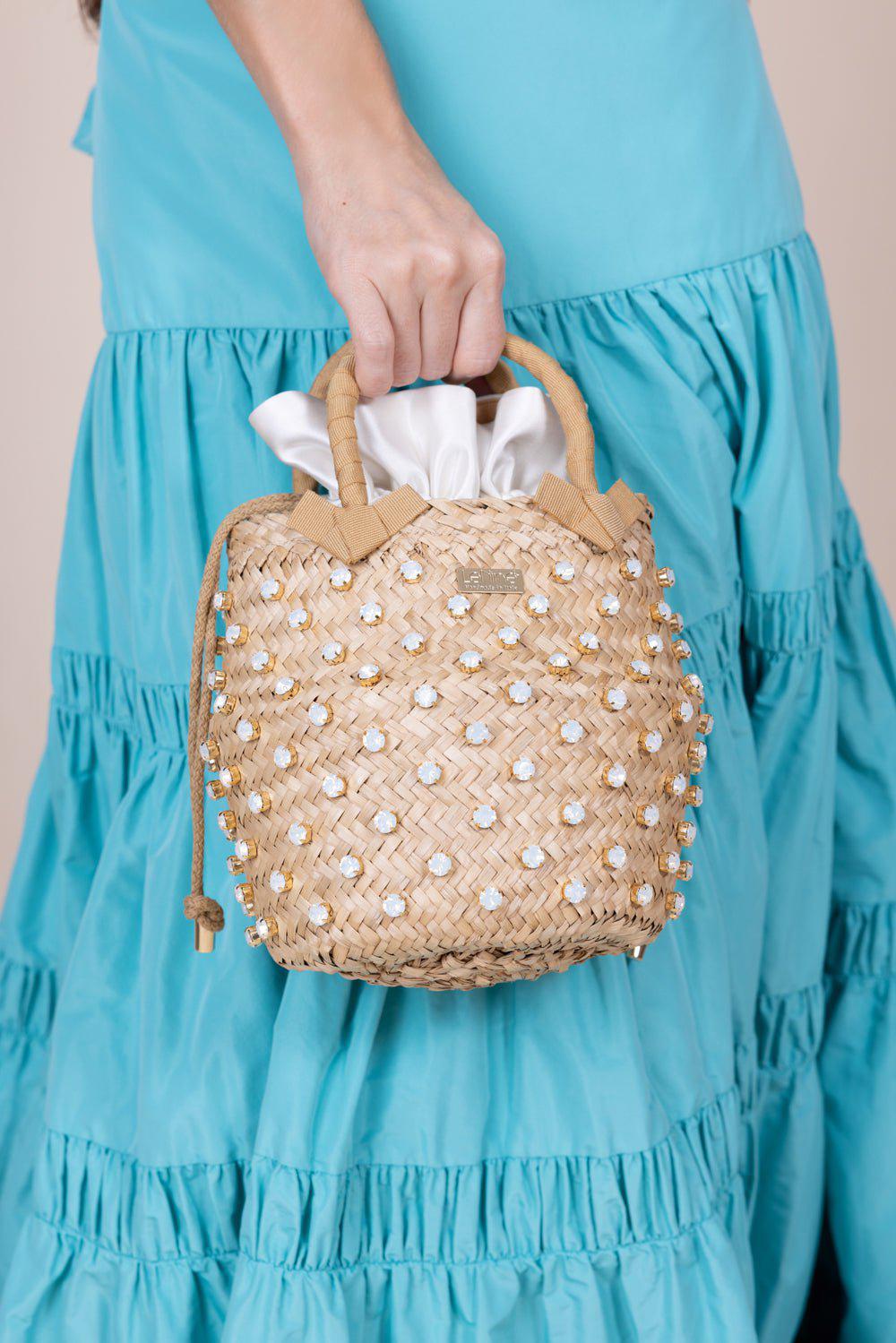 LE NINE-Nina Sorbet Mono Small Bag - Cream-