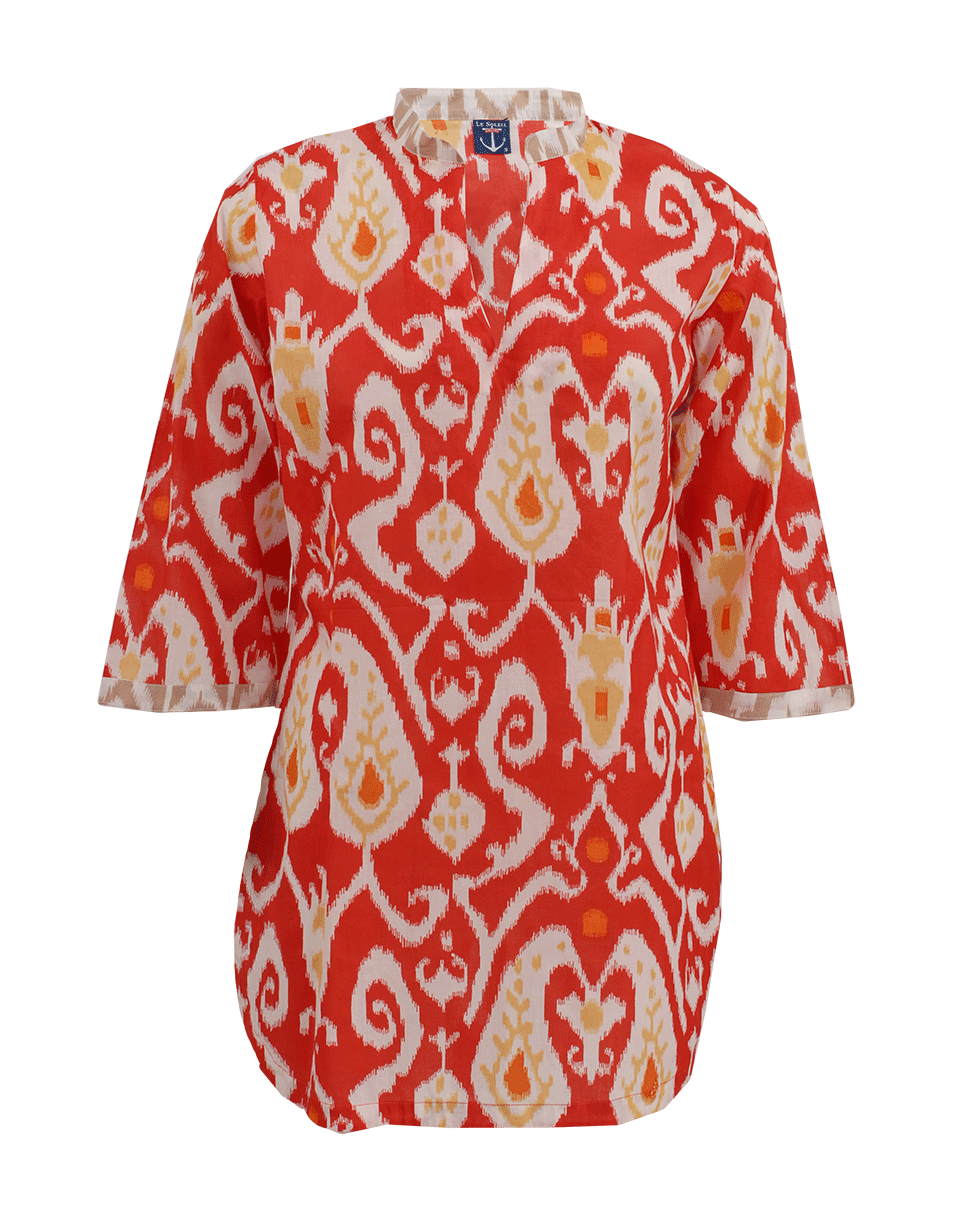 LE SOLEIL-Juliette Ikat Print Tunic-
