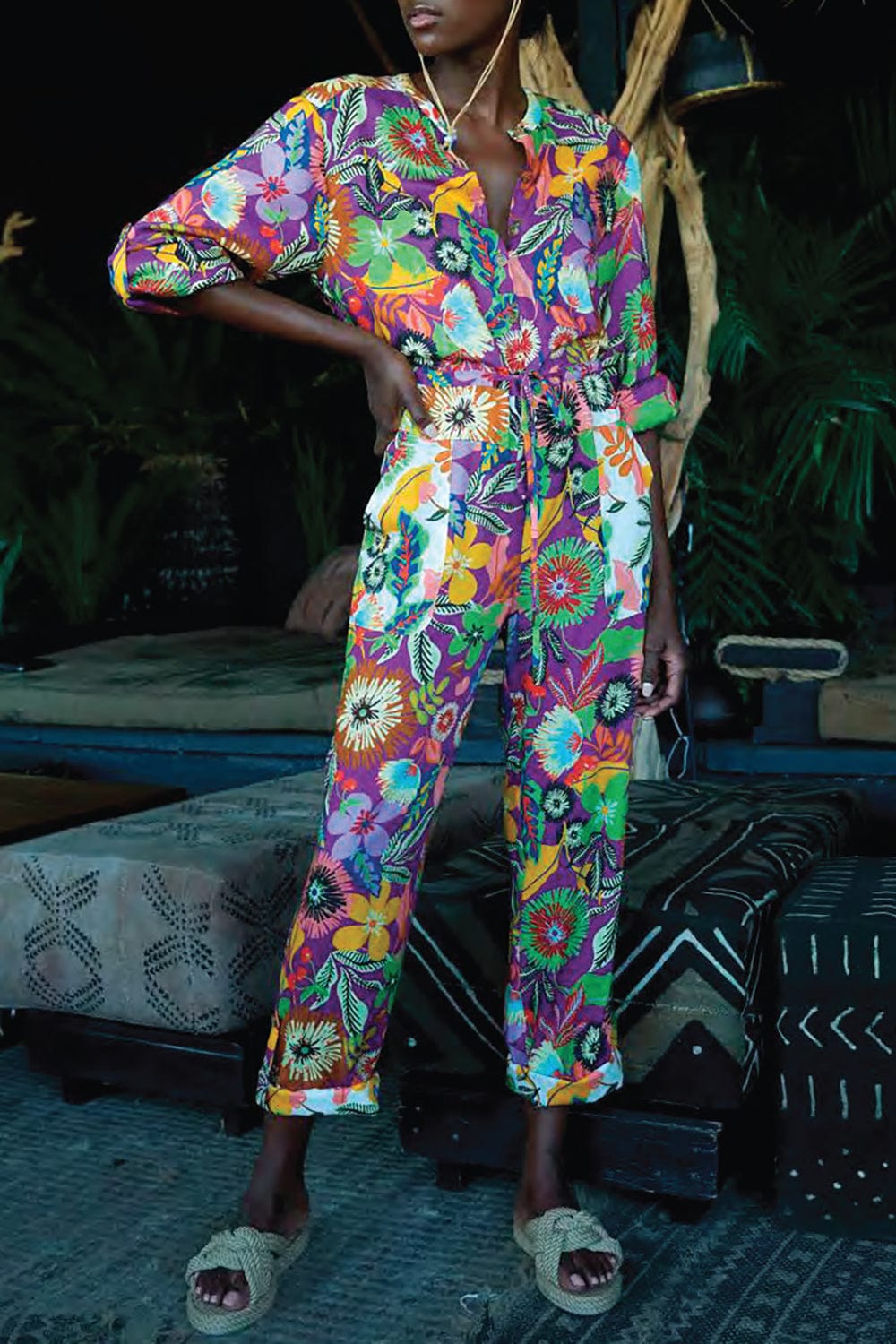 LE SUPERBE-Lotus Land Jumpsuit-