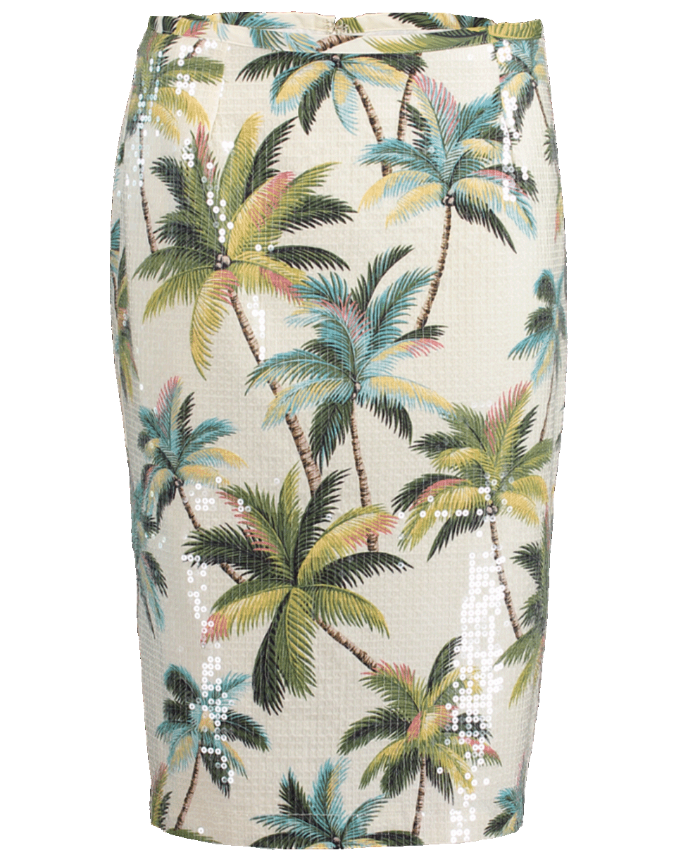 LE SUPERBE-Hawaiian Shine Pencil Skirt-