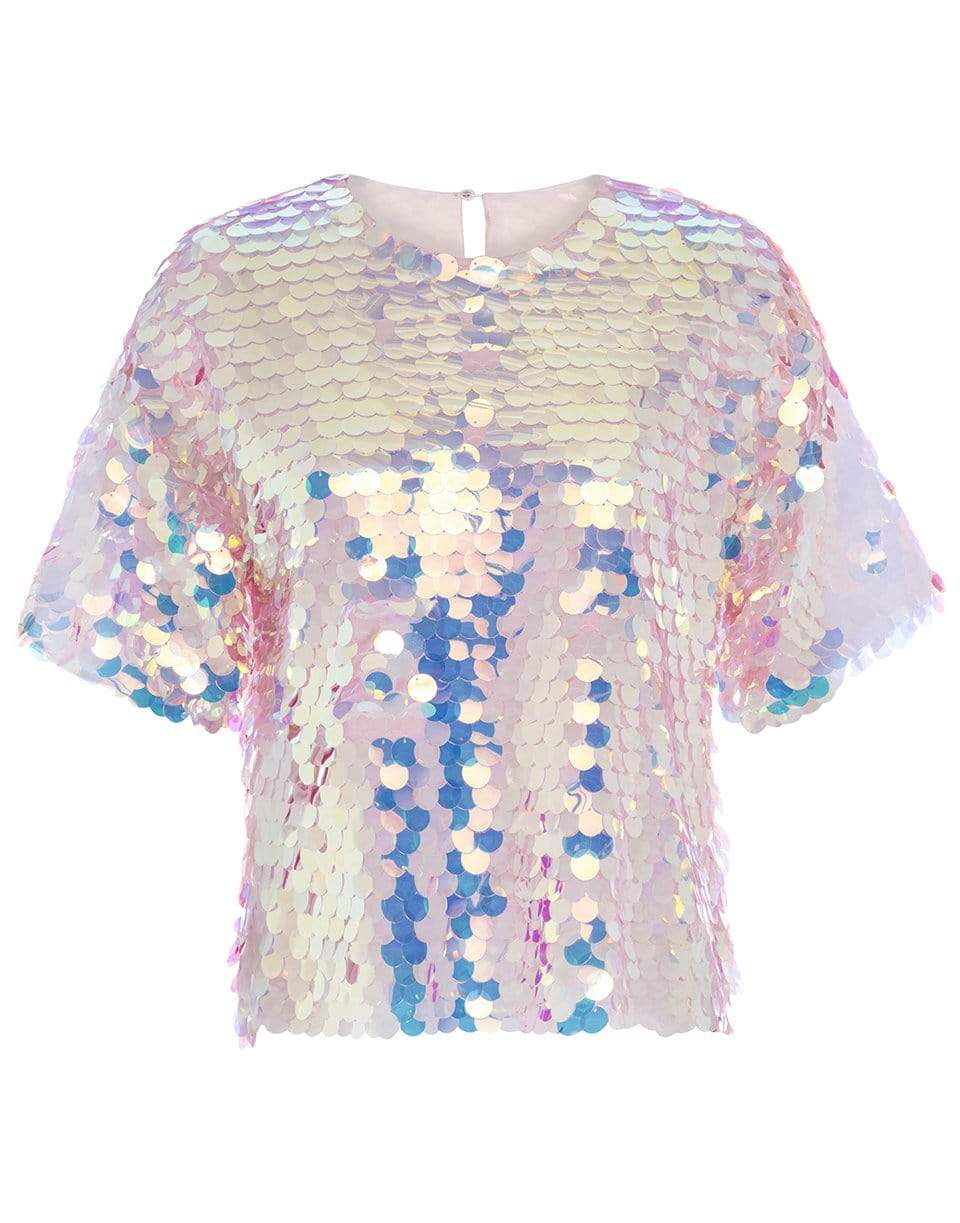 LE SUPERBE-Mimosa Sequin T-Shirt-