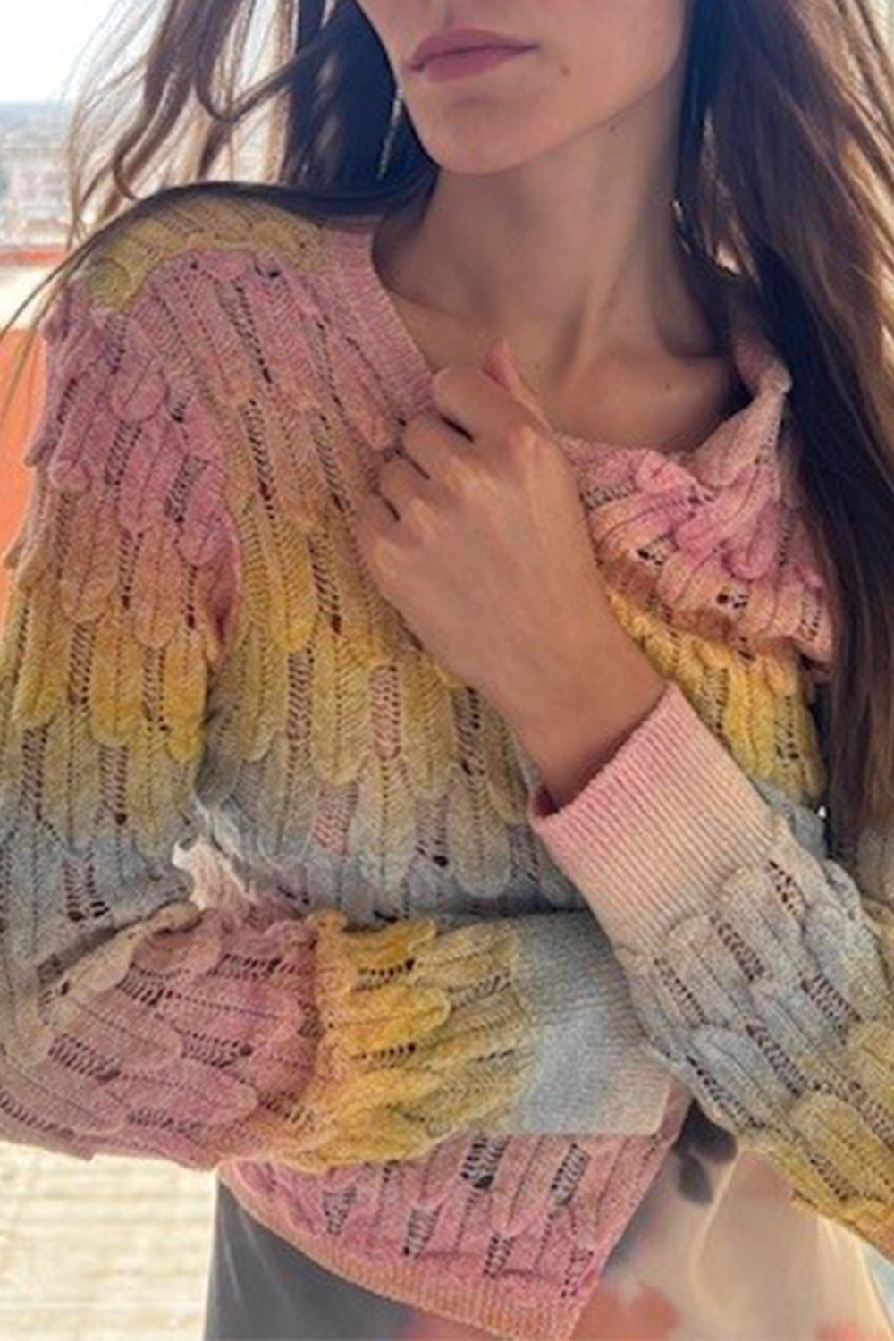 Vintage 90s Cardigan-MULTI-XS-CLOTHINGTOPCARDIGAN-LE SUPERBE