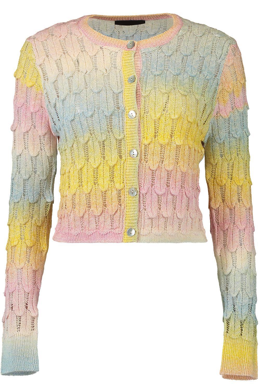 Vintage 90s Cardigan-MULTI-XS-CLOTHINGTOPCARDIGAN-LE SUPERBE