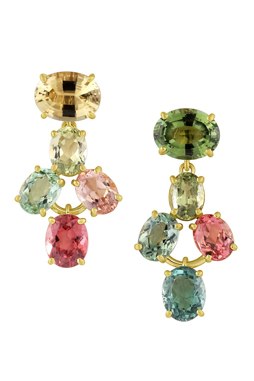 LEIGH MAXWELL-Amal Drop Earrings-YELLOW GOLD