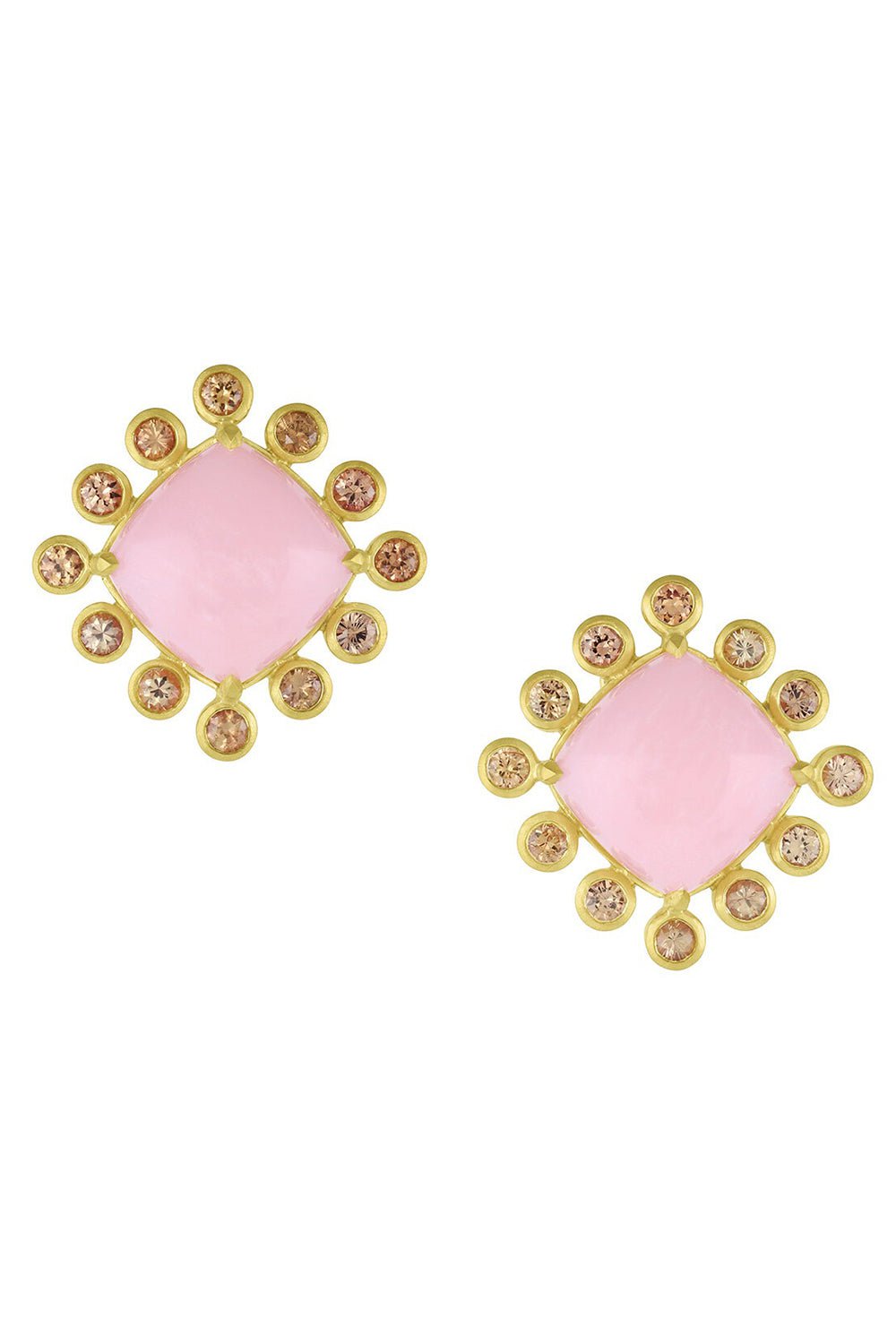 LEIGH MAXWELL-Essential Colors Omega Earrings-YELLOW GOLD