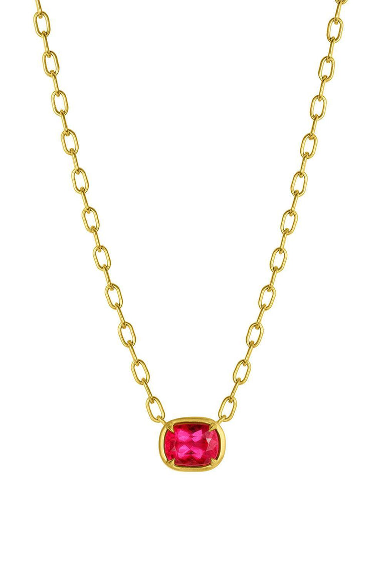 Pink Tourmaline Bijou Necklace