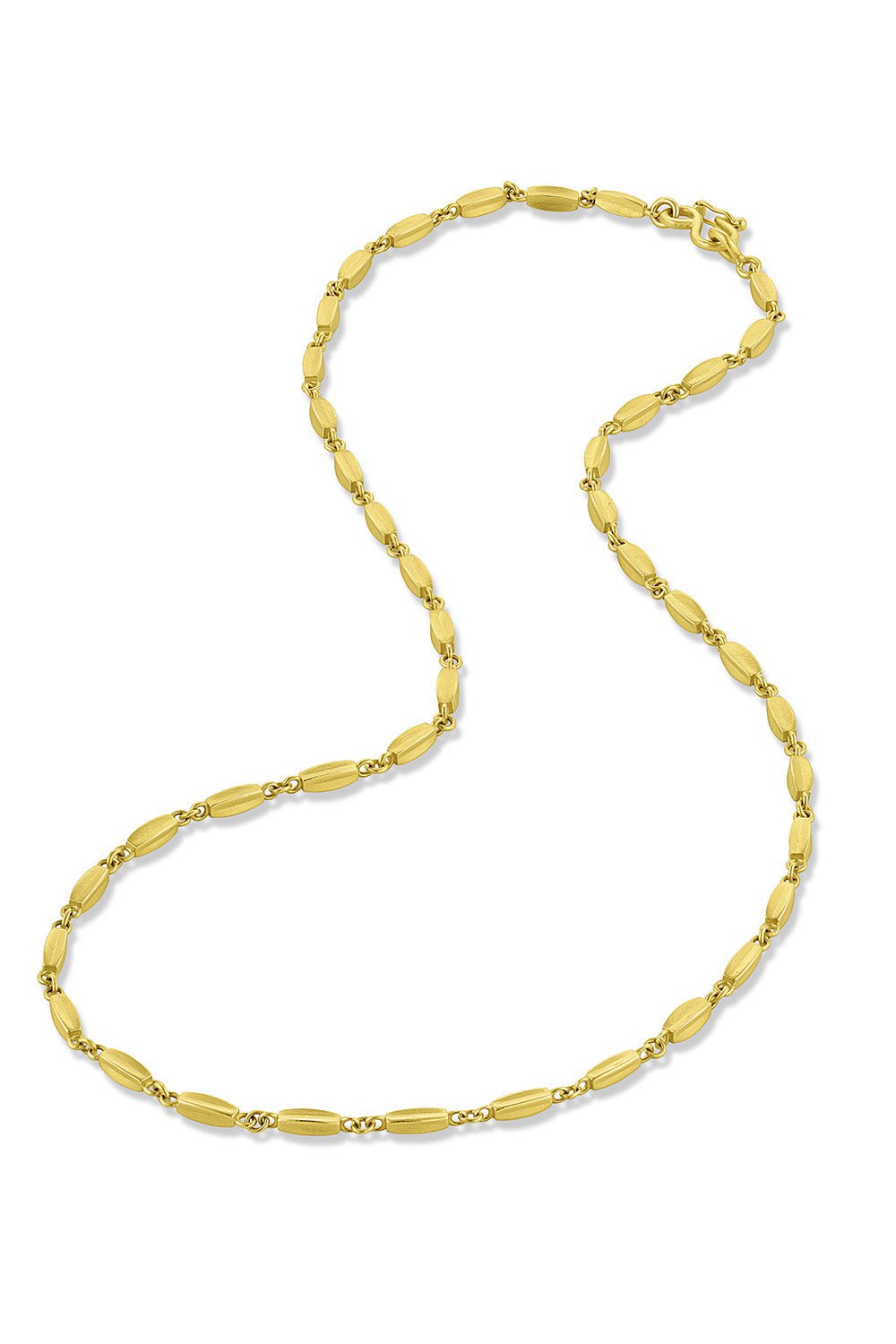 LEIGH MAXWELL-Bahari Continuous Pod Necklace-YELLOW GOLD
