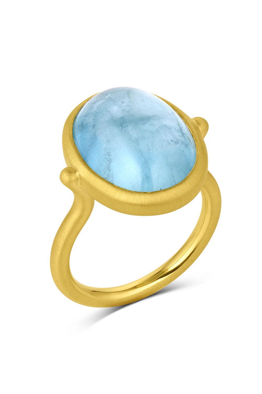 Aquamarine The Og Ring-YELLOW GOLD-7-JEWELRYFINE JEWELRING-LEIGH MAXWELL