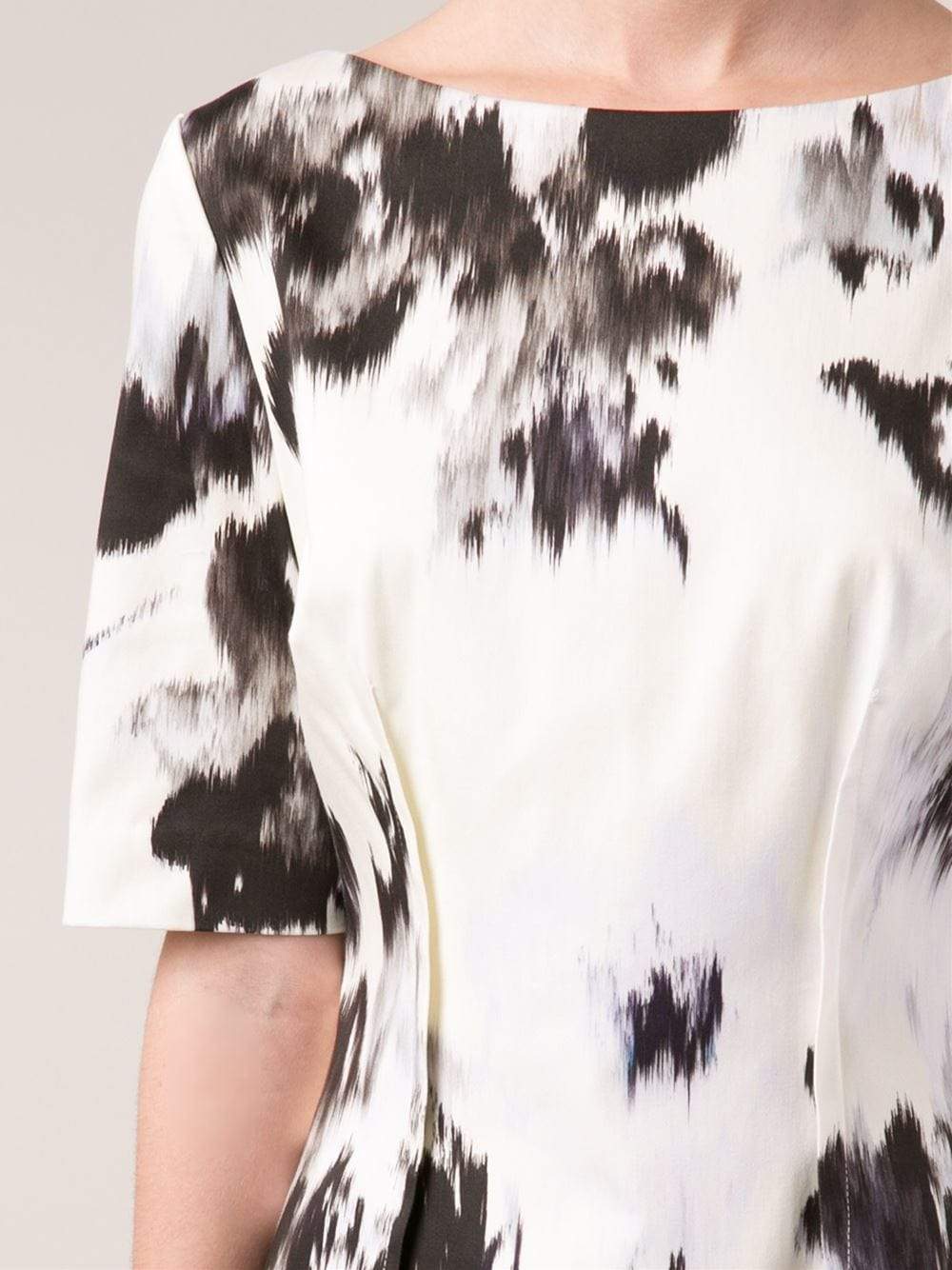LELA ROSE-Boatneck Dress-
