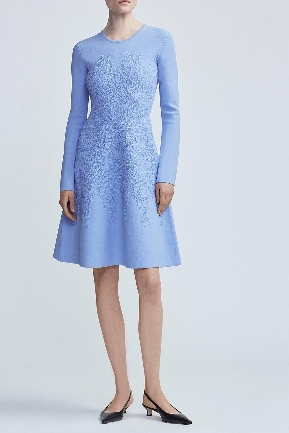 LELA ROSE-Pucker Stitch Mini Dress-