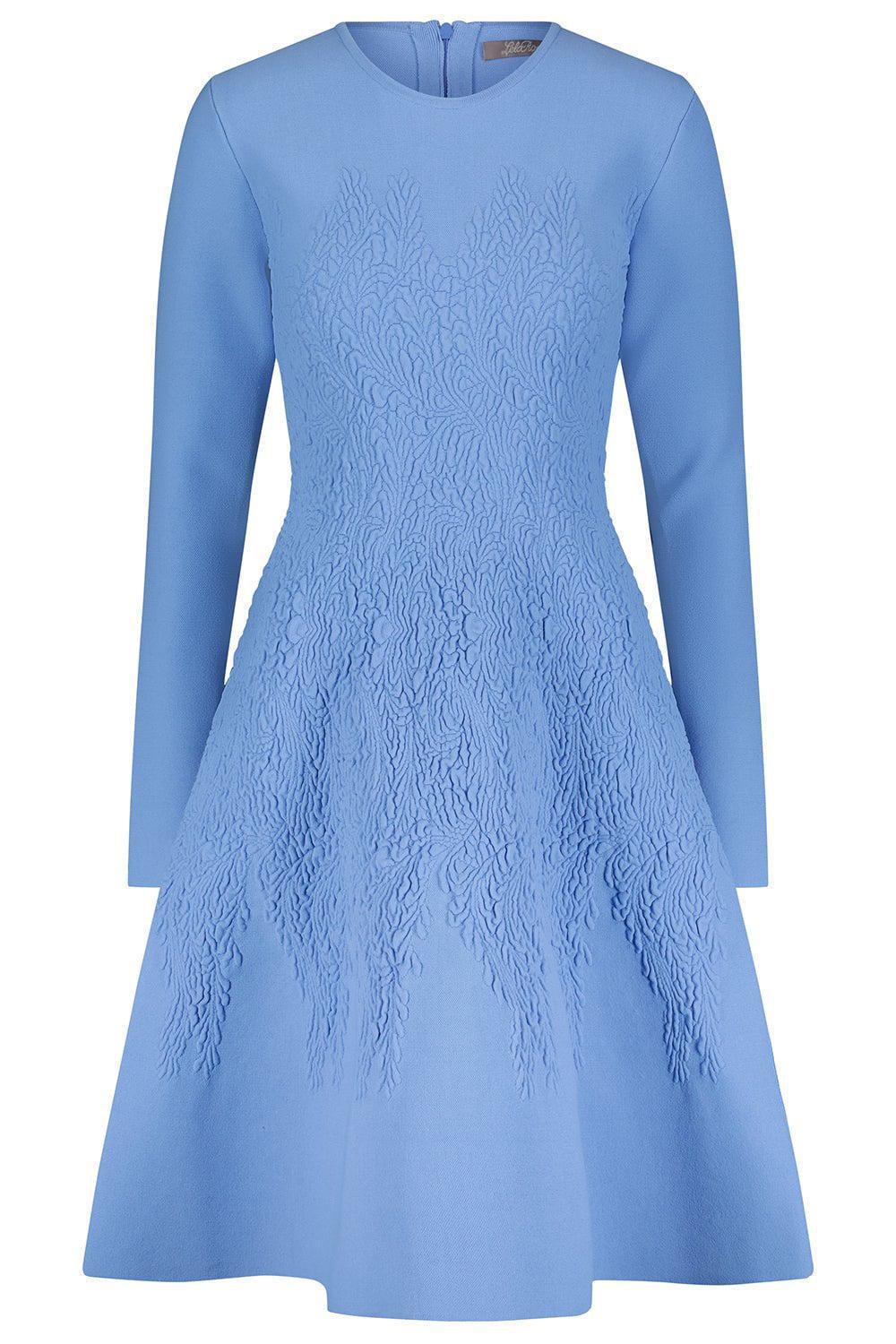 LELA ROSE-Pucker Stitch Mini Dress-