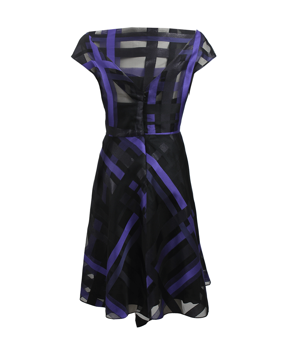 LELA ROSE-Fil Coupe Dress-