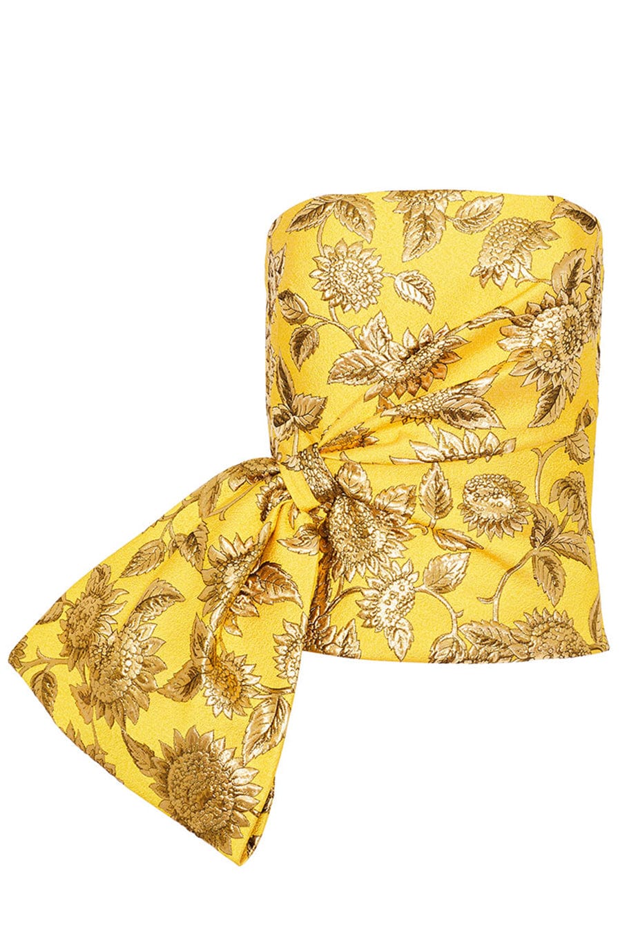 LELA ROSE-Strapless Bow Detail Top-