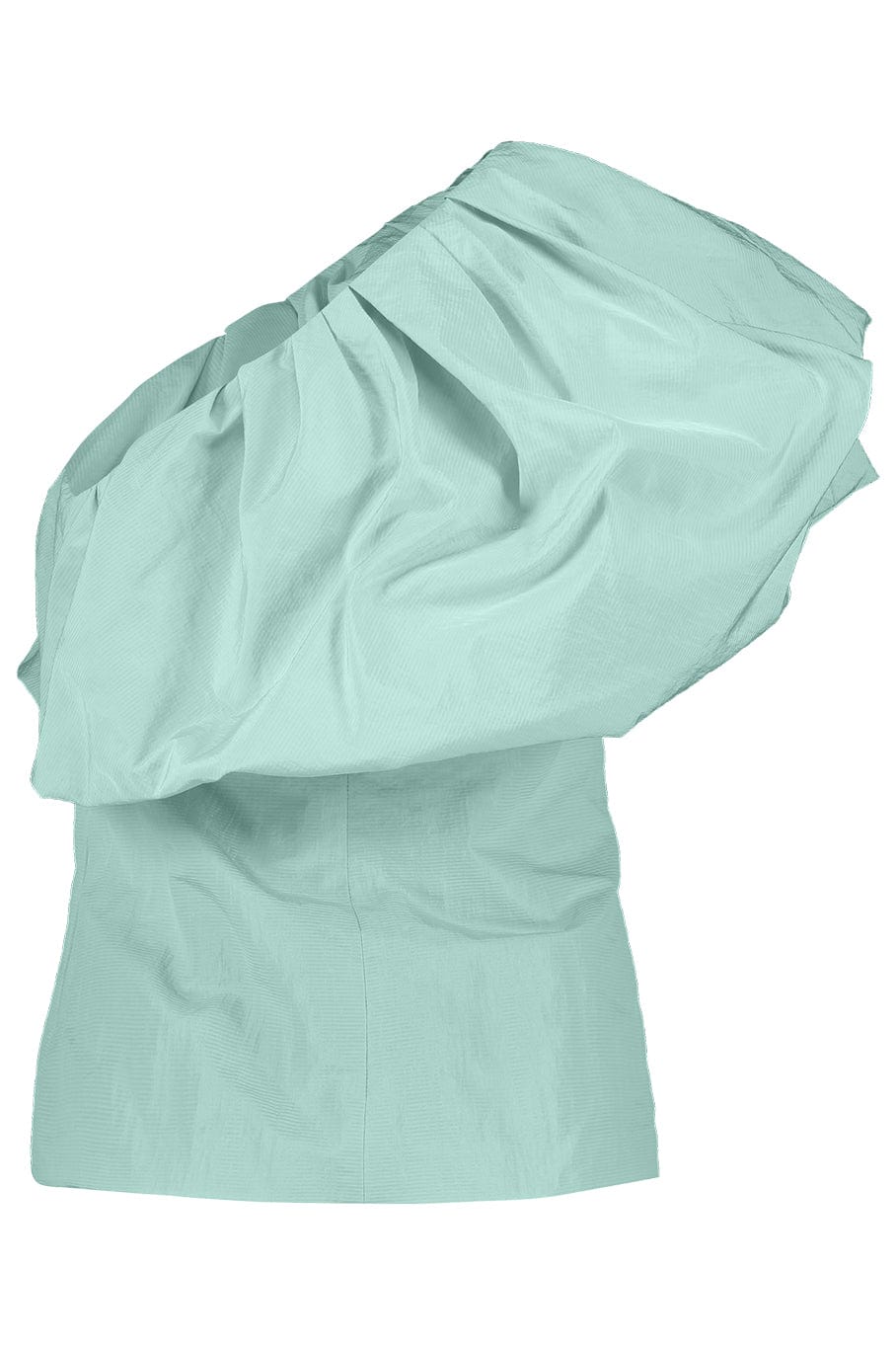 LELA ROSE-One Shoulder Top - Seafoam-