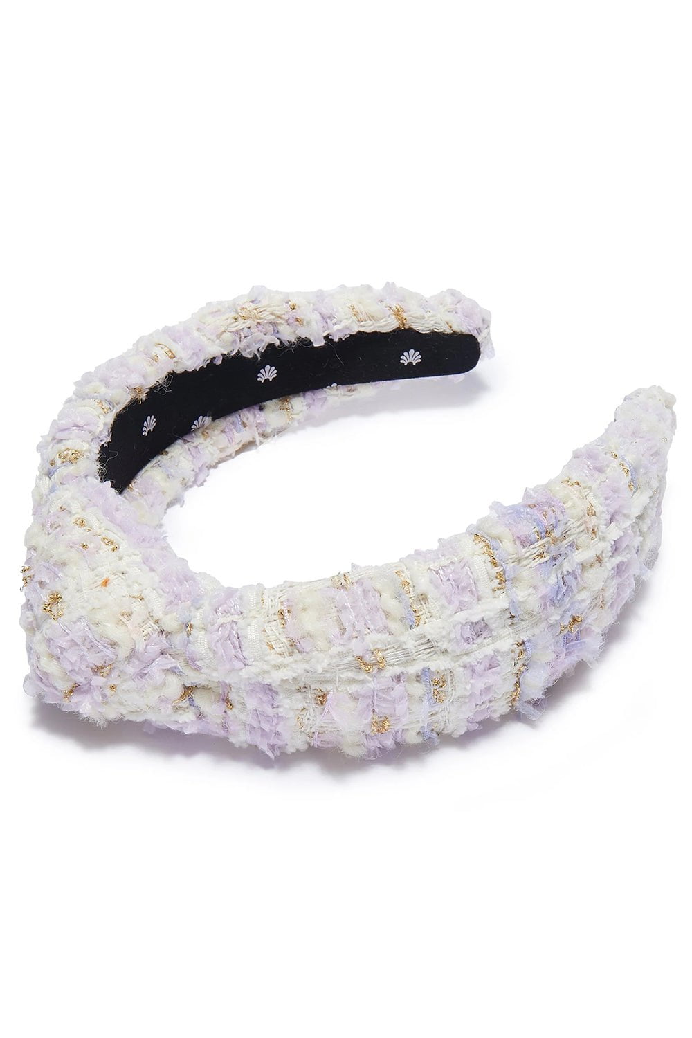 LELE SADOUGHI DESIGNS-Tweed Knotted Headband-LILAC
