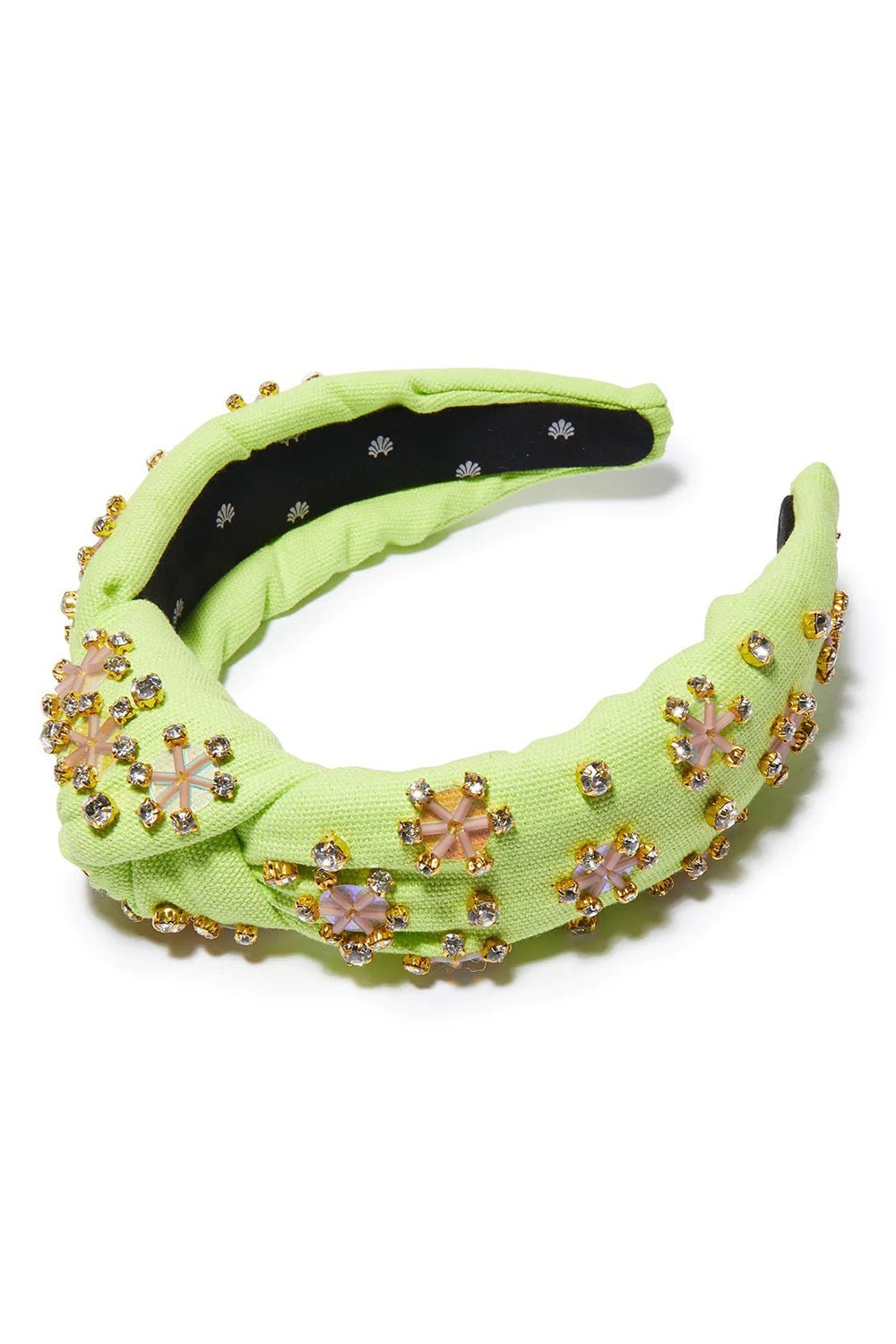LELE SADOUGHI DESIGNS-Fusion Crystal Paillette Knotted Headband-LIMEZST