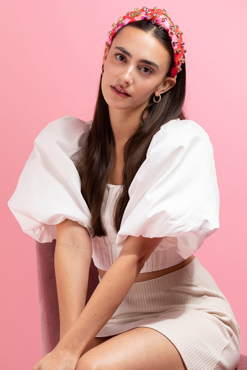 LELE SADOUGHI DESIGNS-Crystal Knotted Headband - Mambored-MAMBORED
