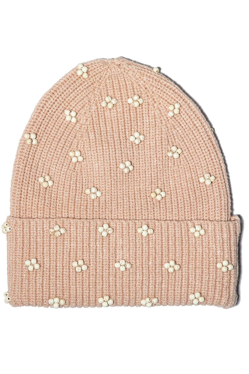 LELE SADOUGHI DESIGNS-Pearl Cluster Beanie - Nectar-NECTAR