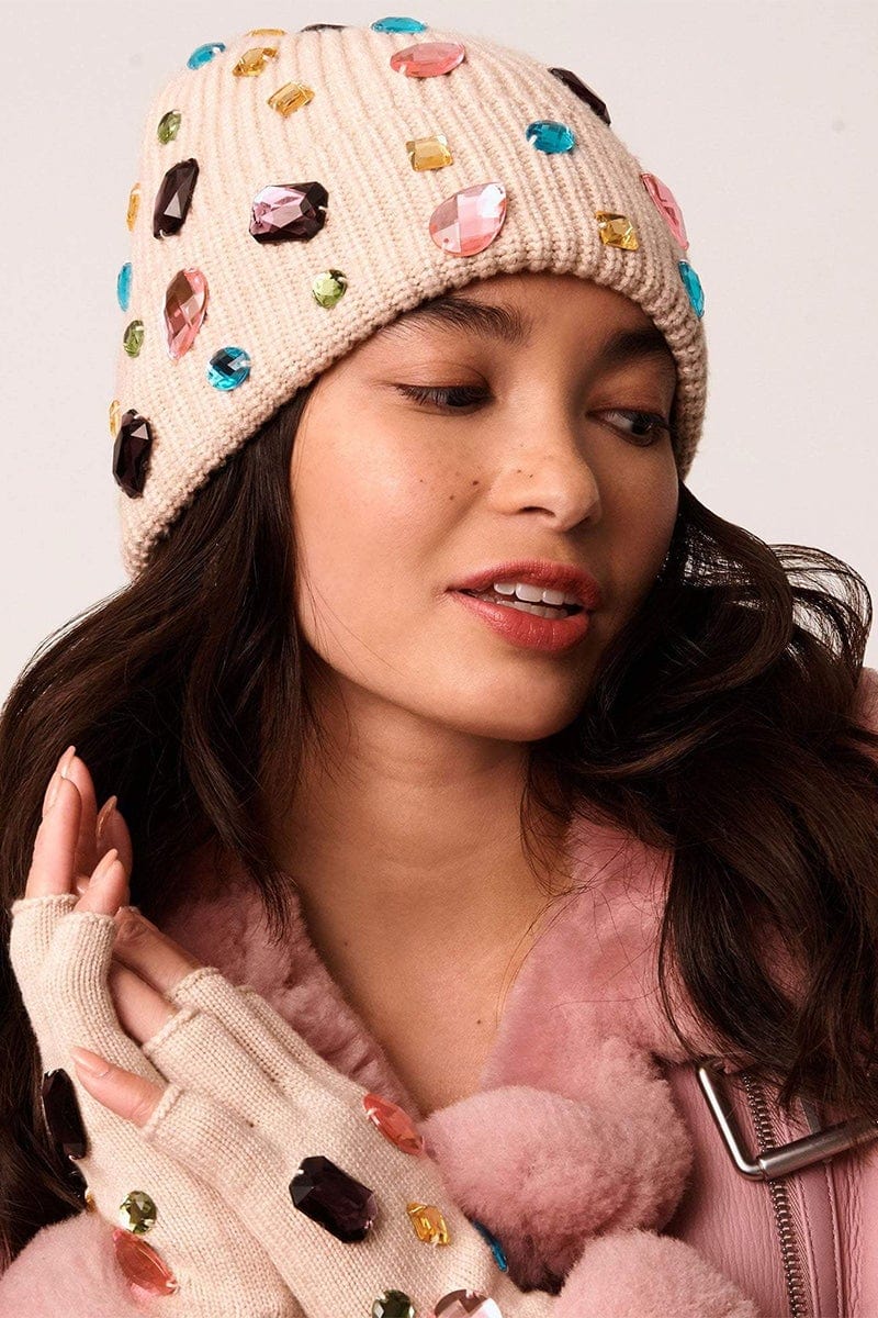 LELE SADOUGHI DESIGNS-Mixed Jewel Beanie-PASTEL