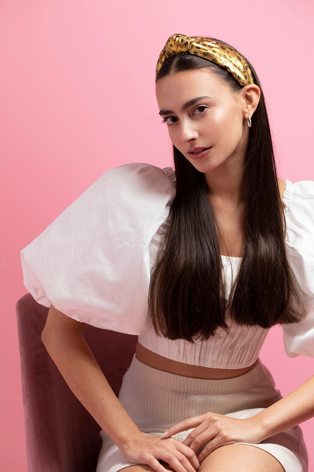 LELE SADOUGHI DESIGNS-Crystal Knotted Headband - Safari-SAFARI