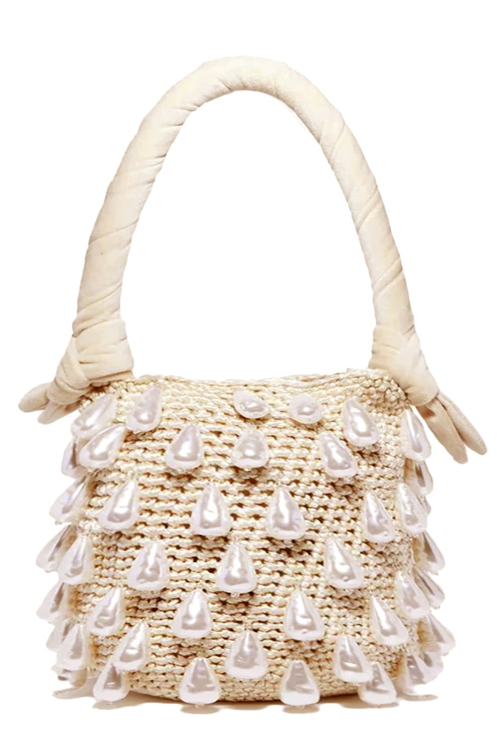 LELE SADOUGHI DESIGNS-Beatrix Baroque Pearl Bag-IVORY