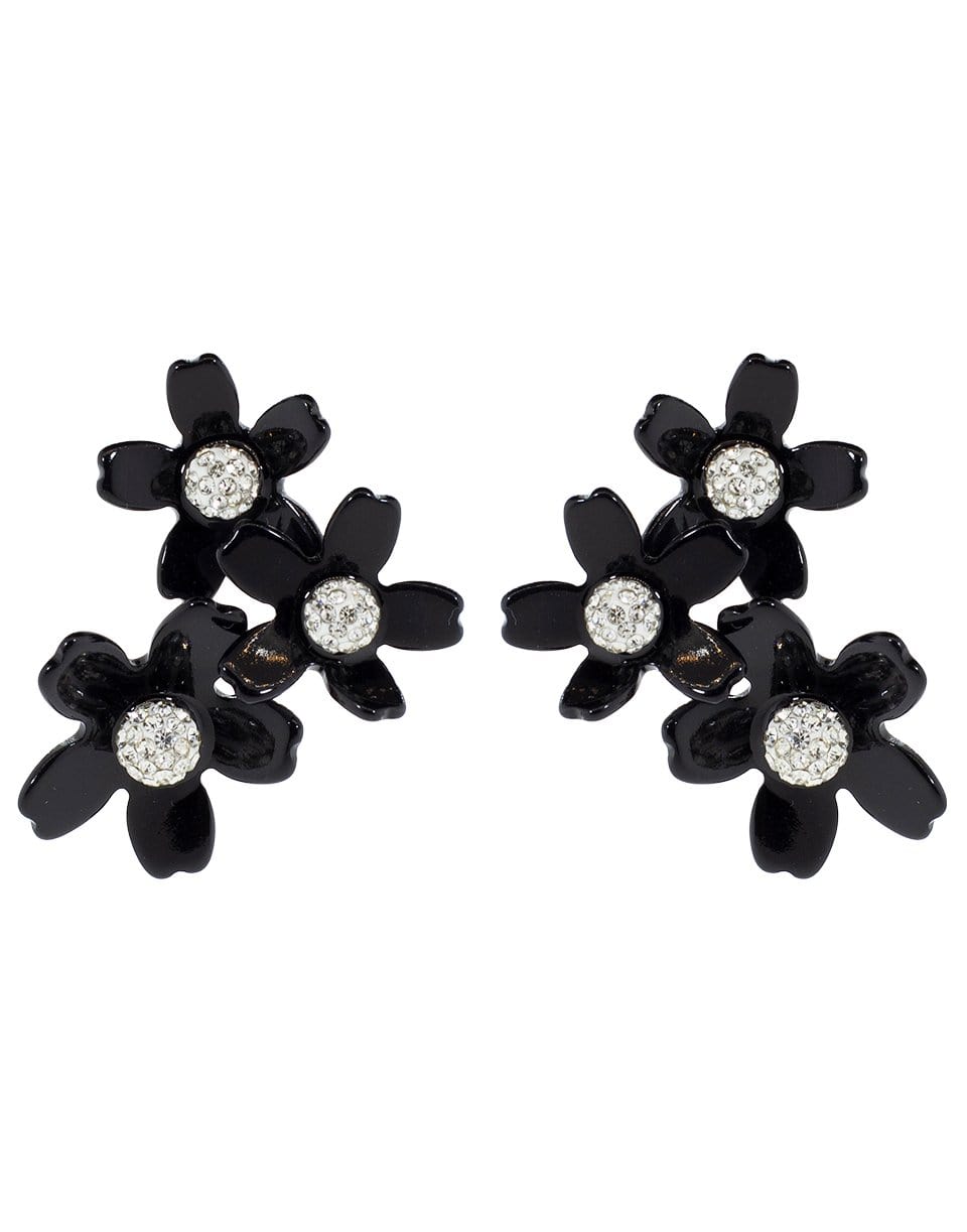 LELE SADOUGHI DESIGNS-Garden Bouquet Button Earrings-JET