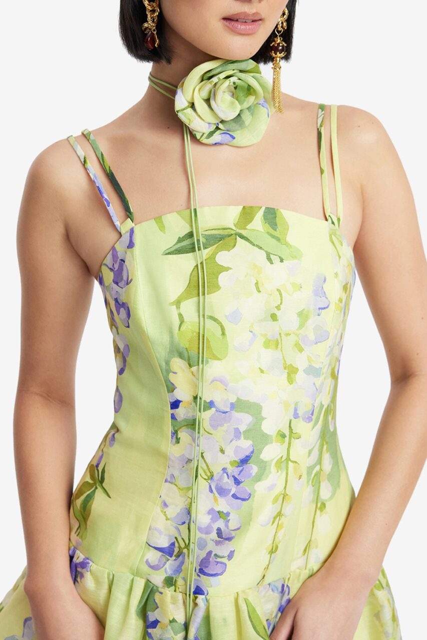 Lorena Mini Dress-FLORAL-2-CLOTHINGDRESSCASUAL-LEO LIN