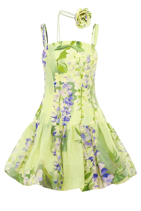 Lorena Mini Dress-FLORAL-2-CLOTHINGDRESSCASUAL-LEO LIN