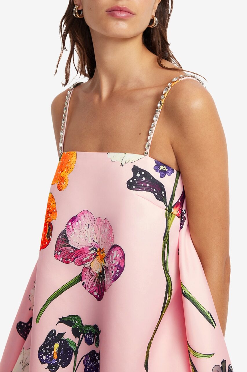 Patsy Mini Dress- Wildbloom-PINK-2-CLOTHINGDRESSCASUAL-LEO LIN