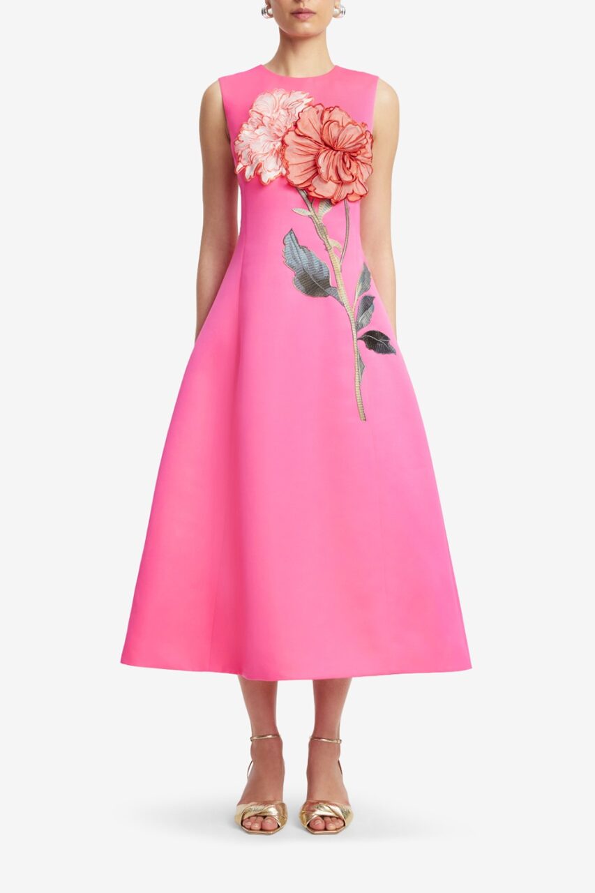 Cleo Dress - Fuschia Peony-PINK-4-CLOTHINGDRESSCASUAL-LEO LIN