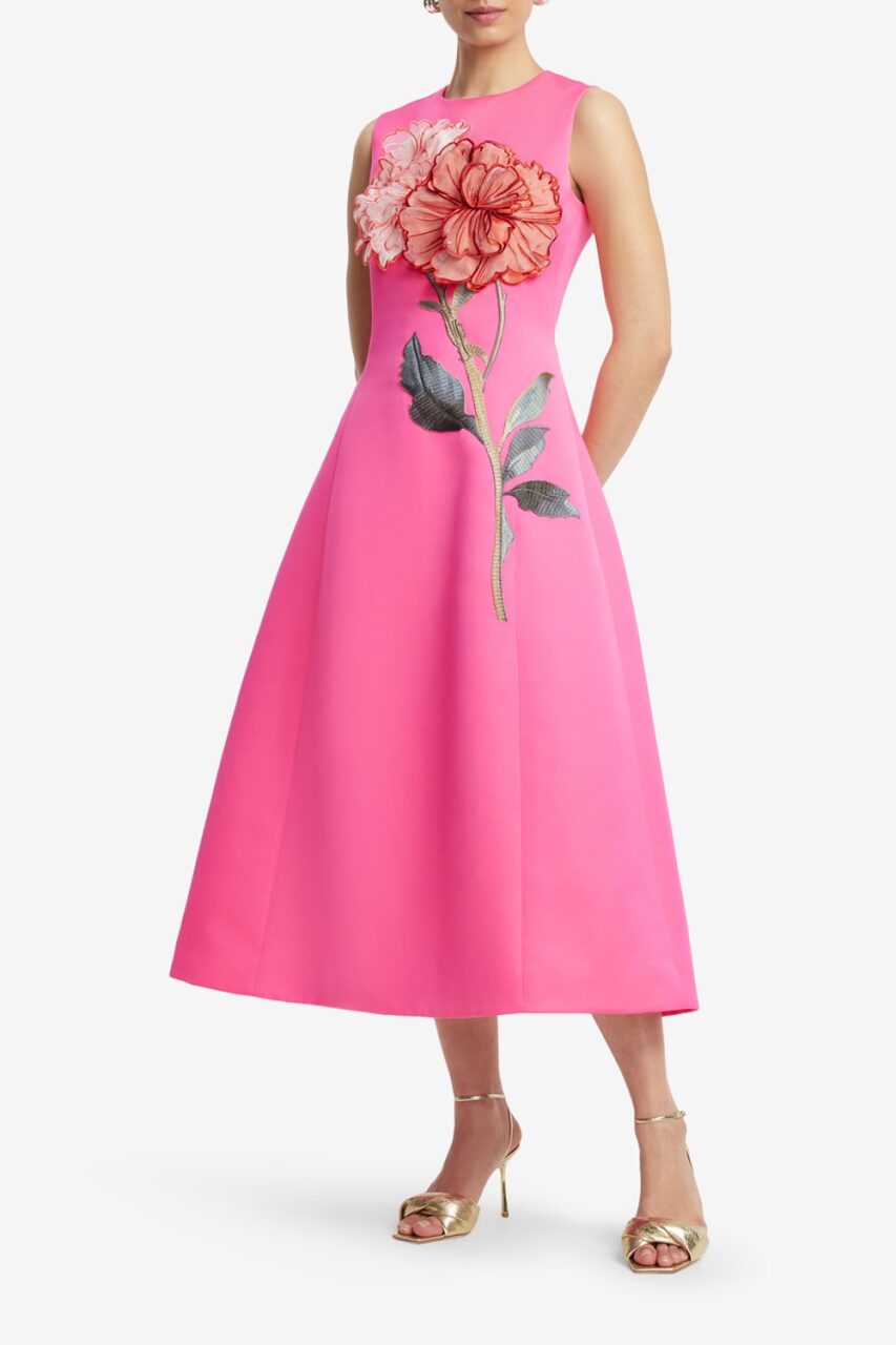 Cleo Dress - Fuschia Peony-PINK-4-CLOTHINGDRESSCASUAL-LEO LIN