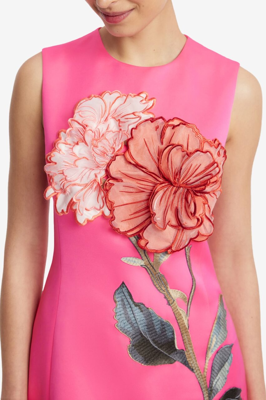 Cleo Dress - Fuschia Peony-PINK-4-CLOTHINGDRESSCASUAL-LEO LIN