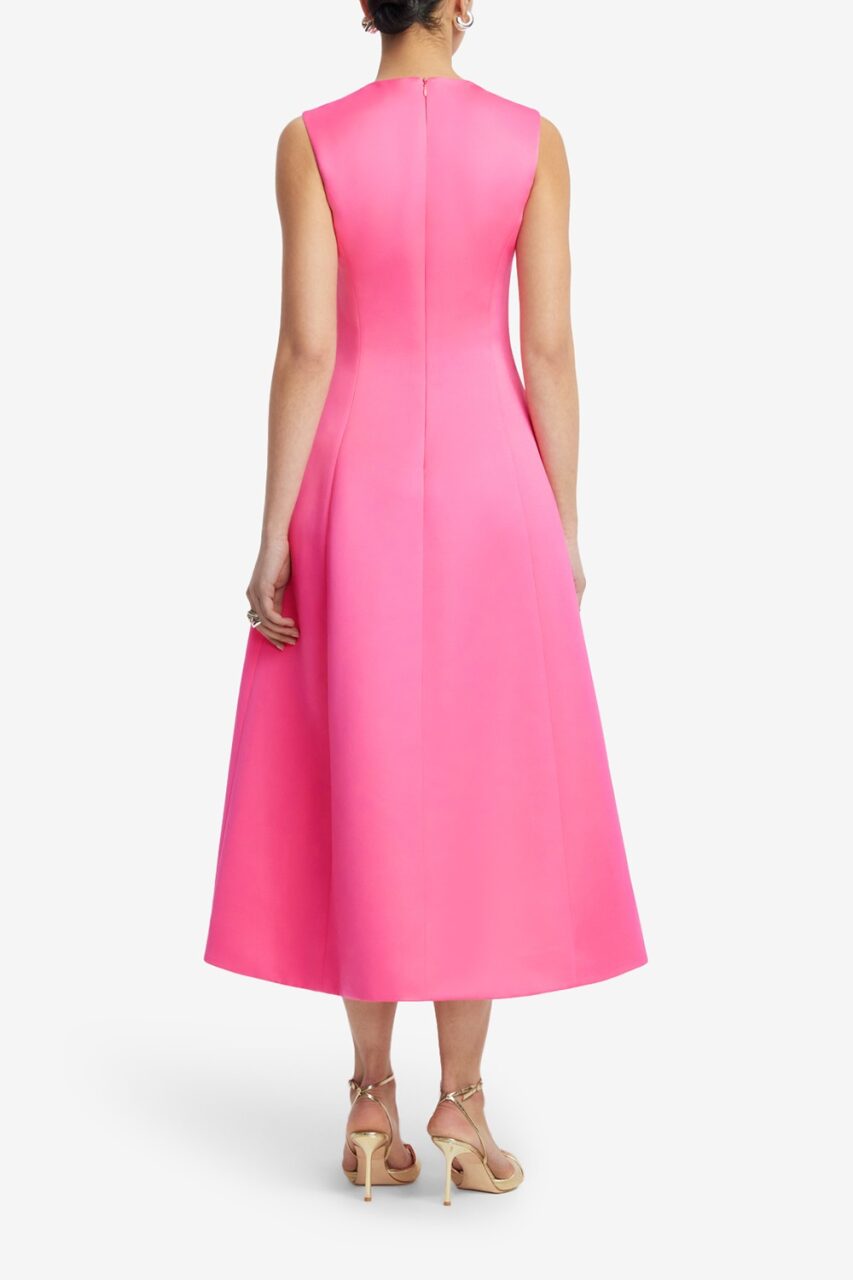 Cleo Dress - Fuschia Peony-PINK-4-CLOTHINGDRESSCASUAL-LEO LIN