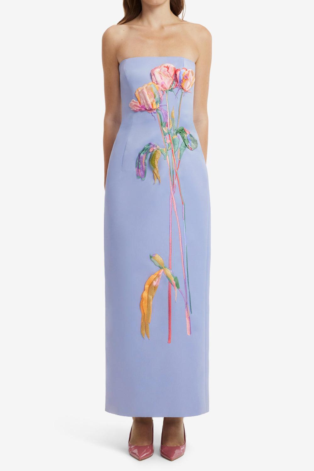 Rayna Embroidered Bustier Maxi Dress-BLUE-2-CLOTHINGDRESSCOCKTAIL-LEO LIN