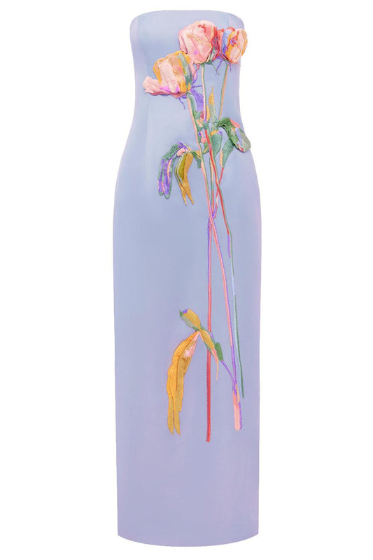 Rayna Embroidered Bustier Maxi Dress-BLUE-2-CLOTHINGDRESSCOCKTAIL-LEO LIN