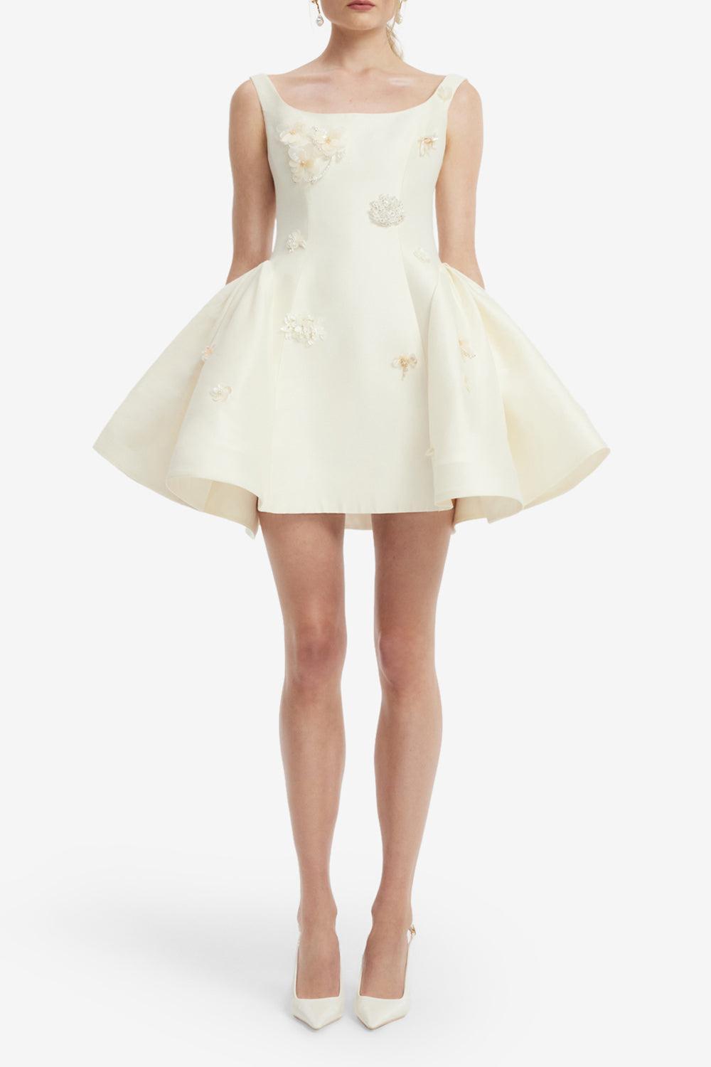  Zaya Embellished Mini Dress-WHITE-2-CLOTHINGDRESSCOCKTAIL-LEO LIN 
