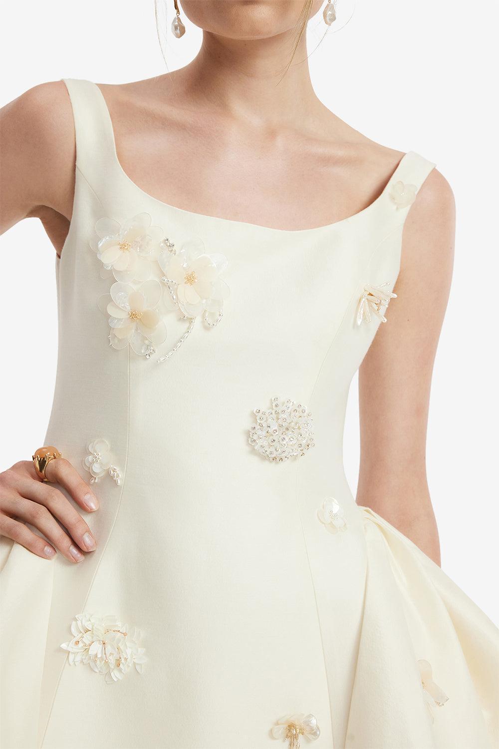  Zaya Embellished Mini Dress-WHITE-2-CLOTHINGDRESSCOCKTAIL-LEO LIN 