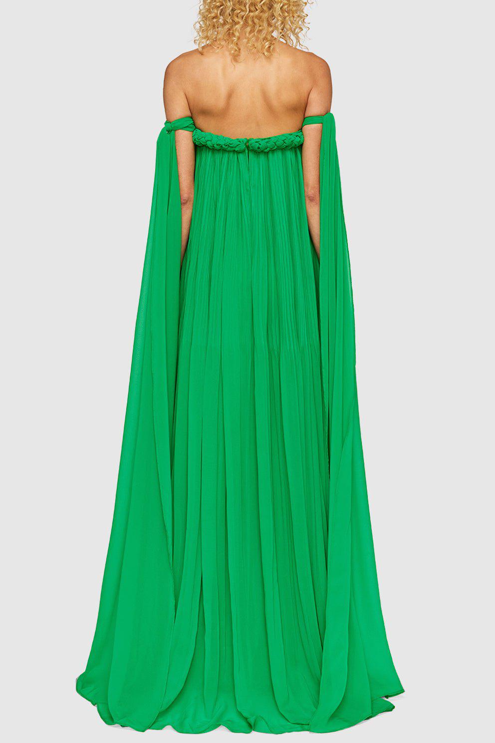 leo lin camilla dress Leo Lin Rayna Appliqu Floral Bustier Maxi Dress