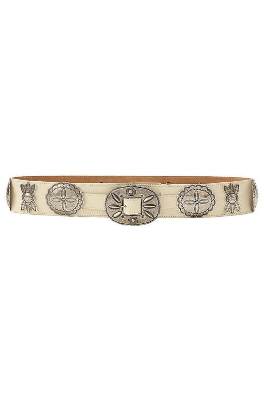 Cinch Buckle Belt-CREAM-S-ACCESSORIEBELTS-RALPH LAUREN