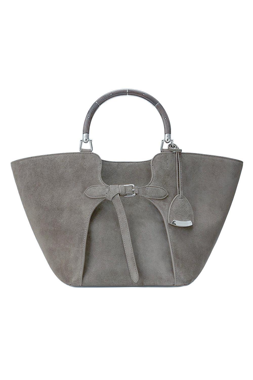  The Ralph Calf-Suede Tote-BROWN-HANDBAGTOTES-RALPH LAUREN 