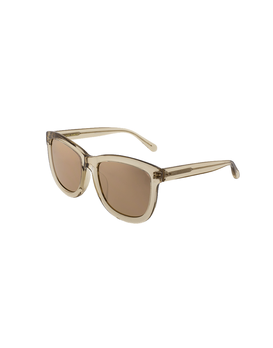 LINDA FARROW-Acetate Colored Sunglasses-ASH/ROSE GOLD