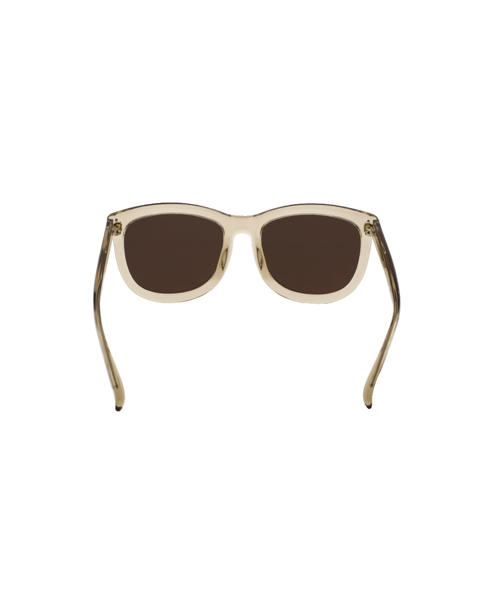 LINDA FARROW-Acetate Colored Sunglasses-ASH/ROSE GOLD
