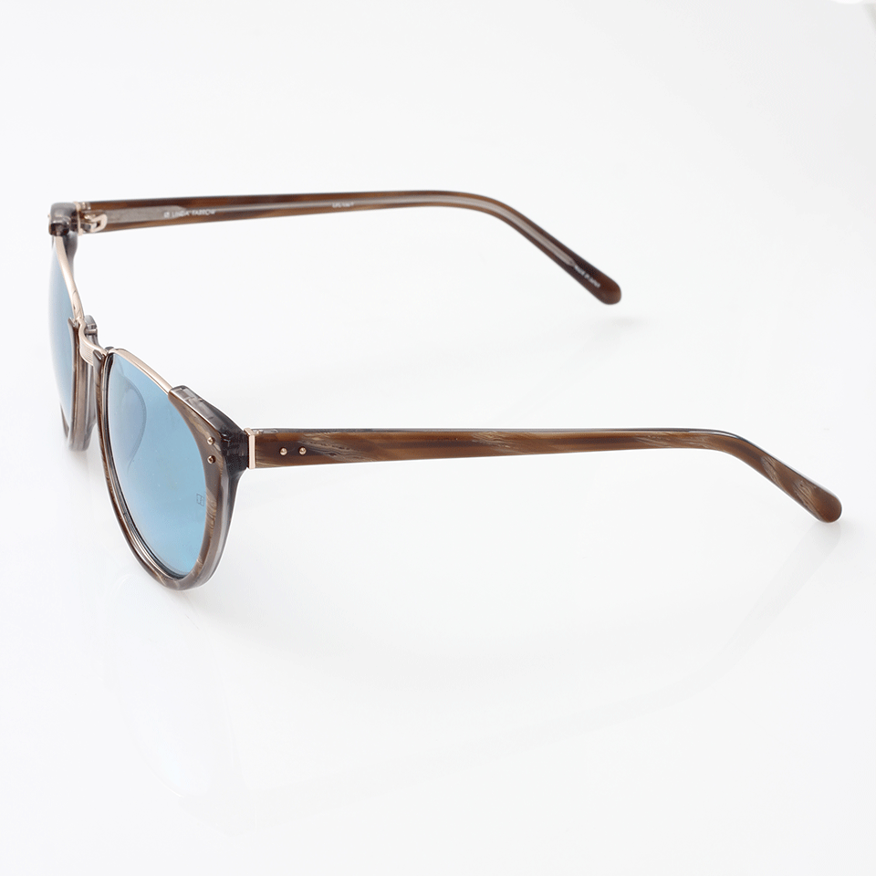 LINDA FARROW-Browline Sunglasses-LGHTHORN
